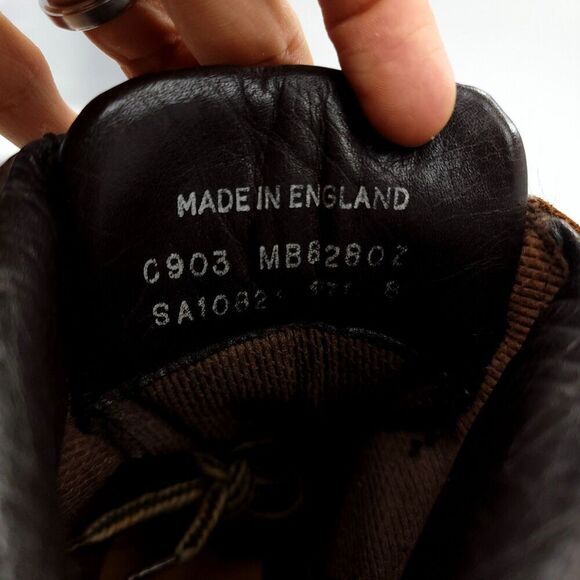 Dr. Martens 8280 Vintage Brown Leather Ankle Trail Hiking Boots Mens 9 Gorpcore - Picture 6 of 11